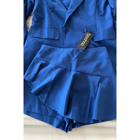 Co-ord Blue Skirt & Blazer Set NWT - Picture 7 of 11